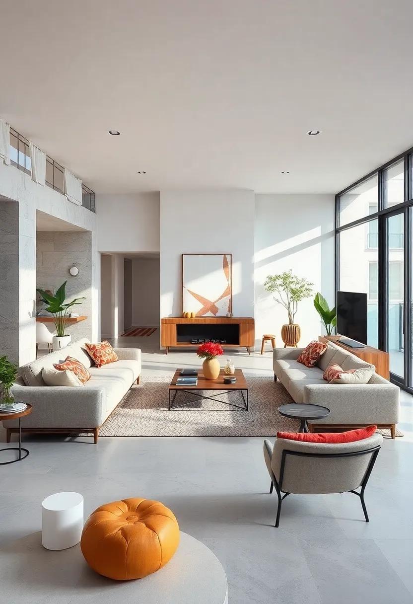 Functional⁤ Layout: Arrange furniture to facilitate ‌flow and conversation, ensuring functionality remains at the heart of the design