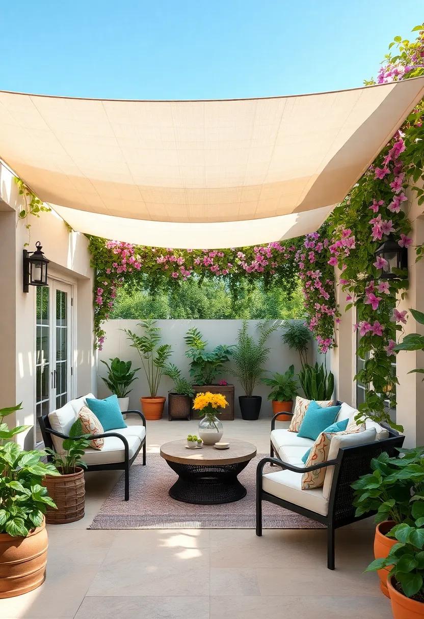 Clematis: With a variety of flower‍ colors and shapes, clematis allows you to customize your patio's look, thriving in different environments while offering lush green coverage