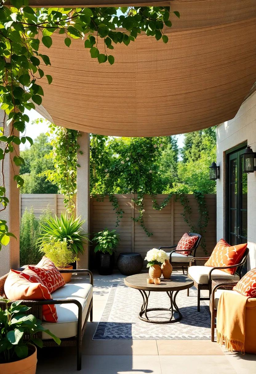Honeysuckle: With its lovely, tubular flowers and enticing aroma, honeysuckle ⁢can create a paradise for pollinators while naturally draping your patio with greenery