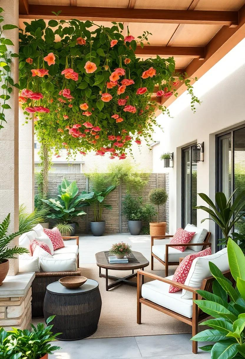 Trumpet Vine: ⁢This vigorous climber is known ⁤for its bold, trumpet-shaped flowers that create ⁢an enchanting environment,​ attracting hummingbirds aplenty to your patio