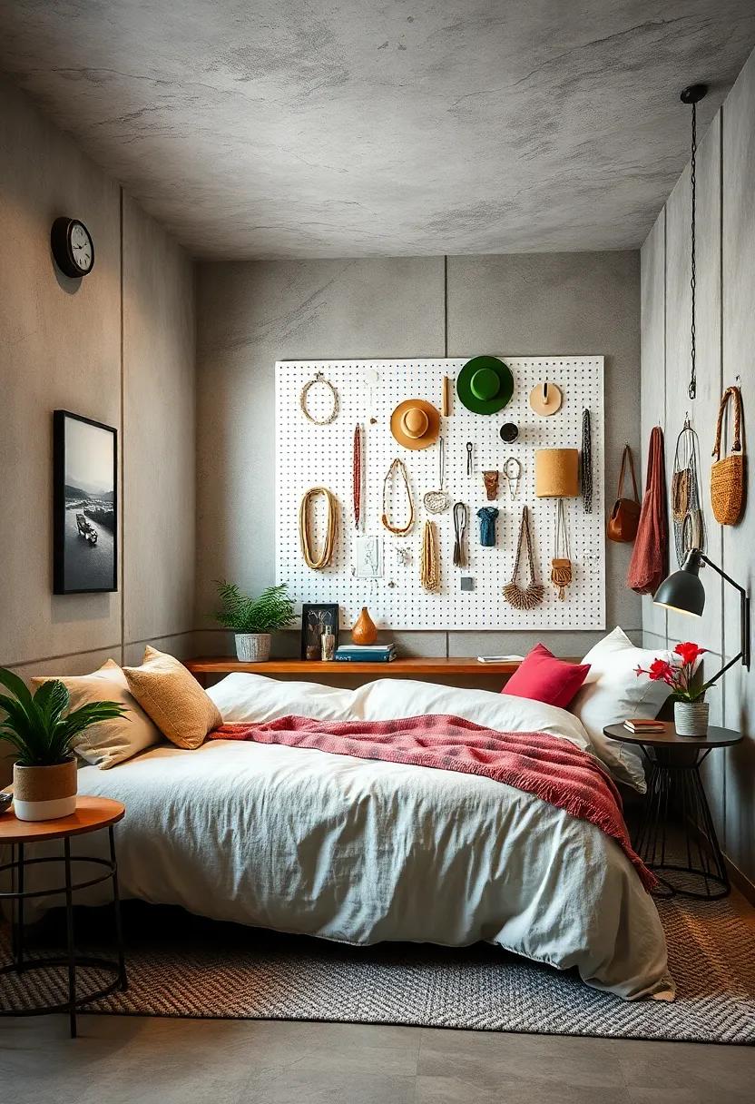 Install a Pegboard: Use a pegboard ⁢to organize jewelry, hats, or accessories⁤ in a ⁢stylish way while keeping​ them within reach