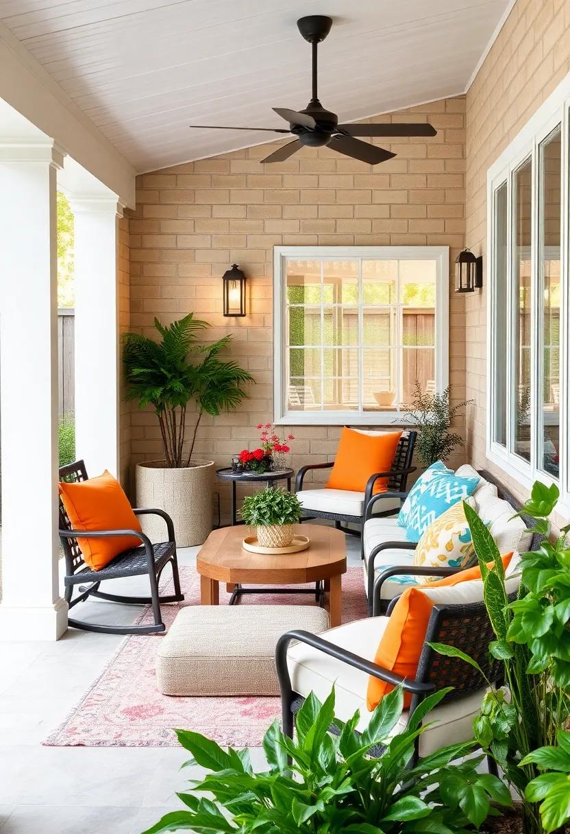 Bright‍ Accent Pillows: Add splashy foldable accent pillows that easily store ‍away ⁣but liven ⁤up seating options with color‌ and‌ comfort, giving guests an inviting feel
