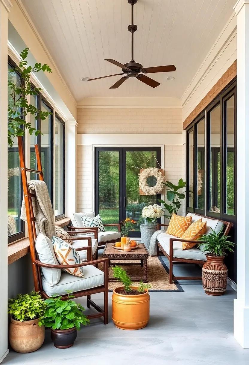 Blanket Ladder: Add ‌a⁣ foldable blanket⁢ ladder that can be ​tucked against the wall for chic decor ⁣while providing easy access to ⁢cozy throws⁤ on chilly⁣ evenings