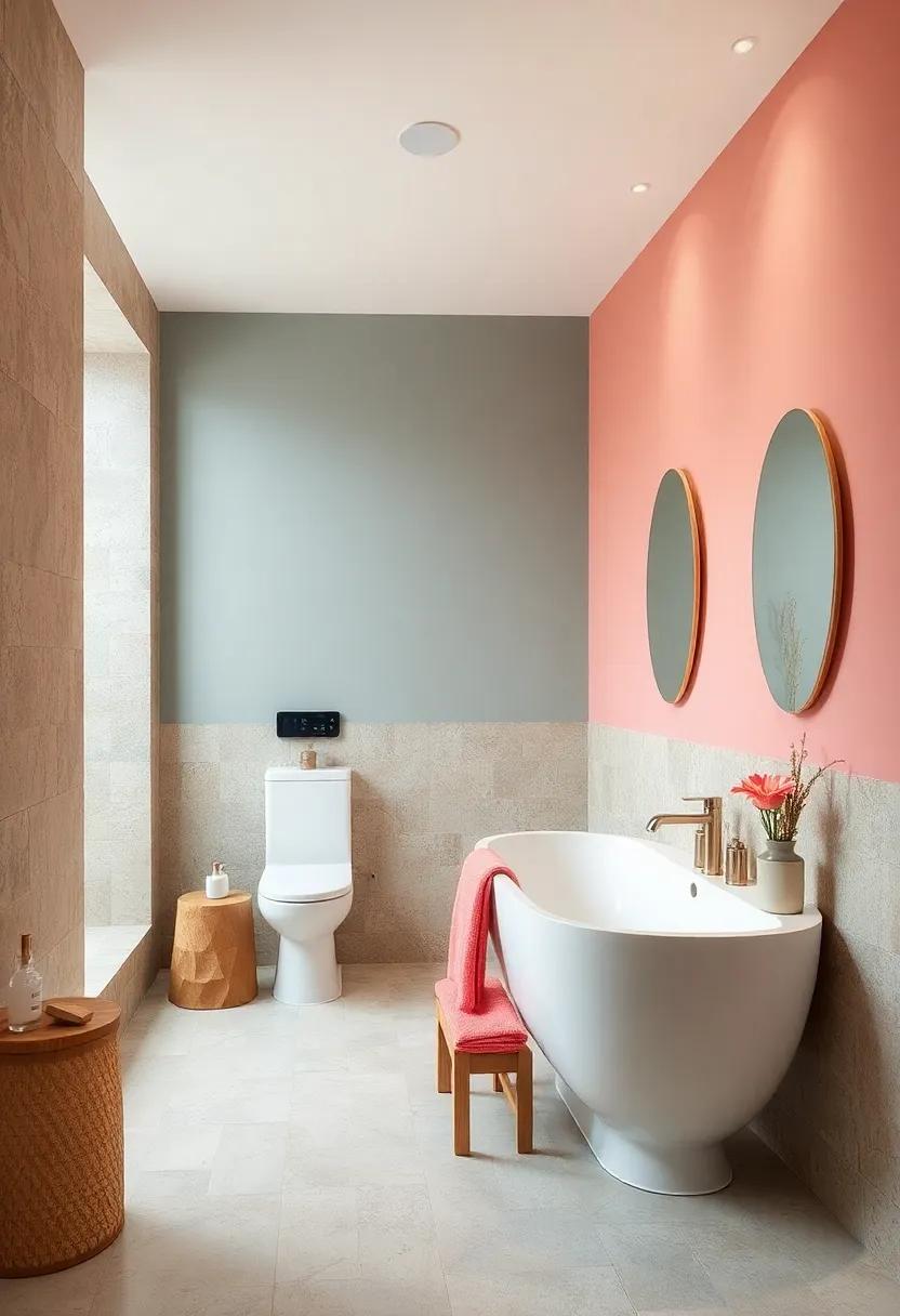 Coral ⁣and⁢ Driftwood: Embrace beachy vibes with coral and soft taupe, featuring driftwood​ accents for added warmth and texture