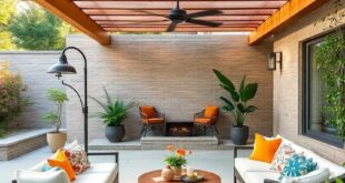 25 Inspiring Large Patio Ideas Featuring Cozy Pergola-Covered Zones