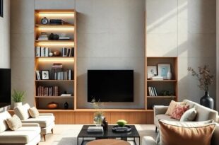 25 Stunning Living Room Bookcases with Glass Shelves to Elevate Your Space