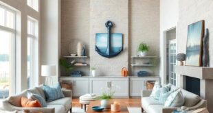 24 Coastal Living Rooms: Embrace Nautical Decor for a Fresh Seaside Vibe