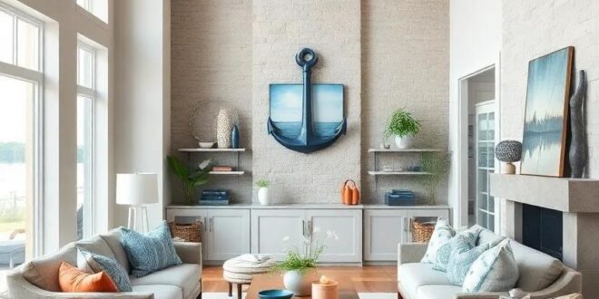24 Coastal Living Rooms: Embrace Nautical Decor for a Fresh Seaside Vibe