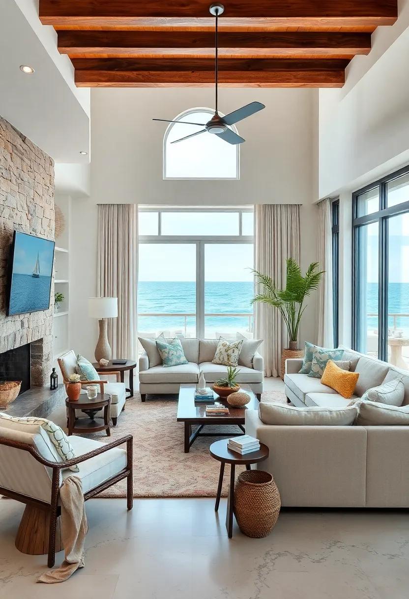 Shell-Inspired Accents:‍ Add decorative items like conch shells, starfish, and coral pieces to bring the⁣ coastal vibe indoors and spark conversation