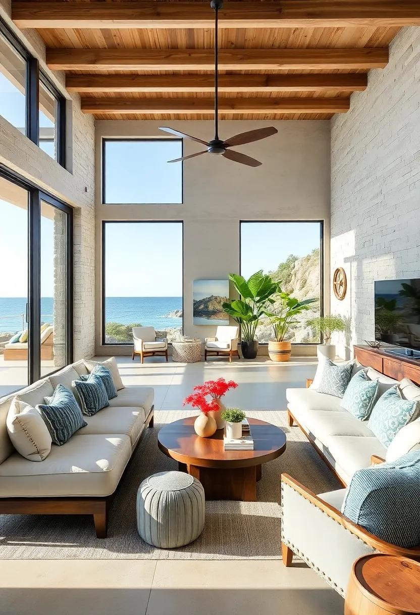 outdoor-Inspired Living: Create a seamless flow between indoor ⁣and outdoor spaces with oversized sliding doors or windows that frame gorgeous ⁢ocean views
