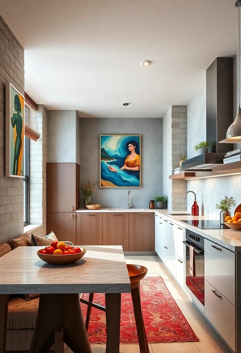 Artistic ⁣Accents: Hang colorful artwork or canvas prints that reflect your ‍personality and complement your ⁣kitchen's theme