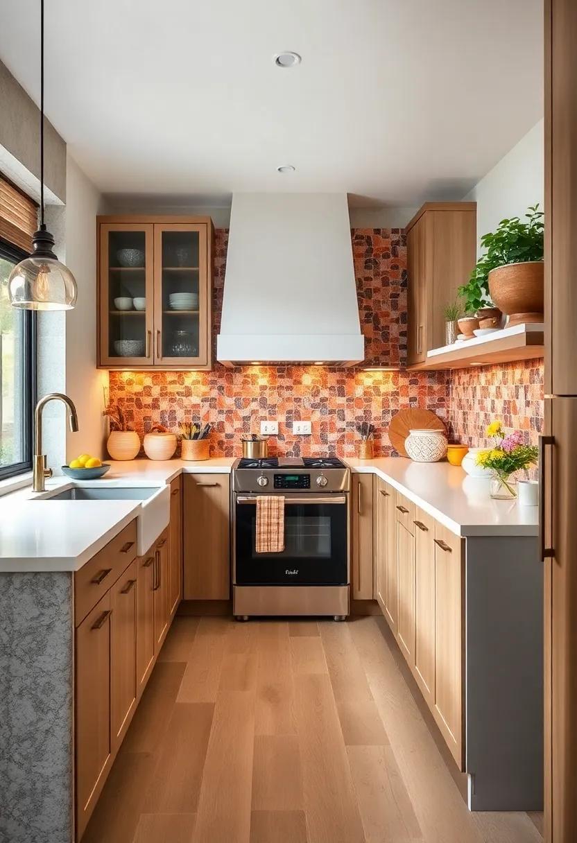 Bold Backsplash: Choose a striking‌ tile or even a panel of‌ patterned wallpaper as a focal point⁣ behind the⁤ stove