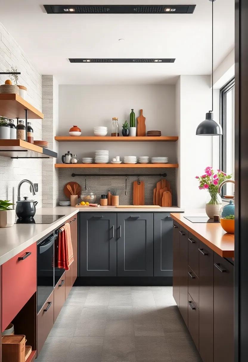 Color Coordination: Organize⁢ kitchenware by color for⁣ a visually stunning and orderly appearance