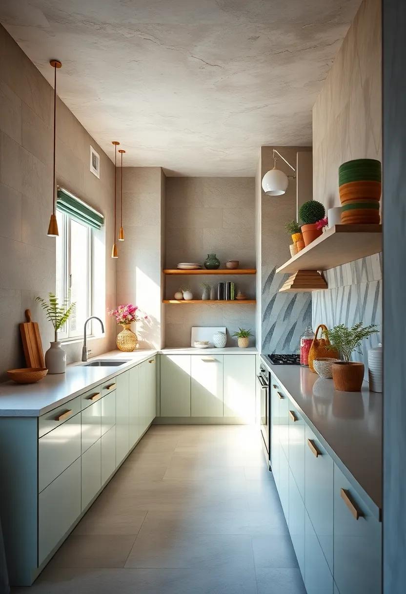 mirror Magic: Use mirrored ⁣surfaces or tile to create an‌ illusion of depth and light ⁤in your narrow kitchen