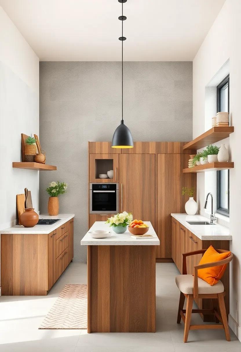 Natural Materials: Incorporate‍ wood or stone elements for warmth and texture‍ that bring ⁤an organic feel to your kitchen