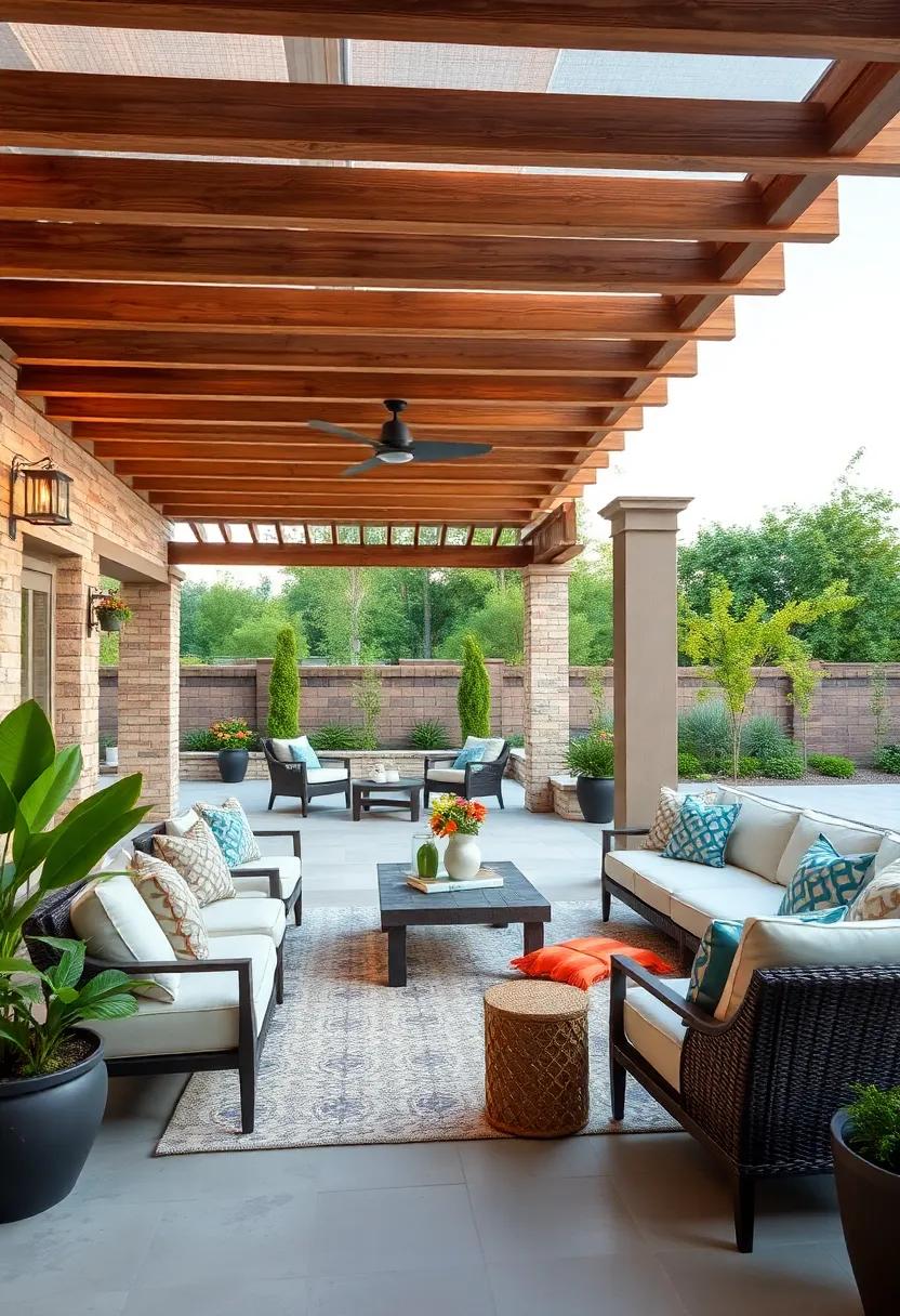 Elevated experience: ‌Discover ‌multi-level patios where a raised pergola design offers shelter while providing stunning views and added ⁤layers‍ of interest