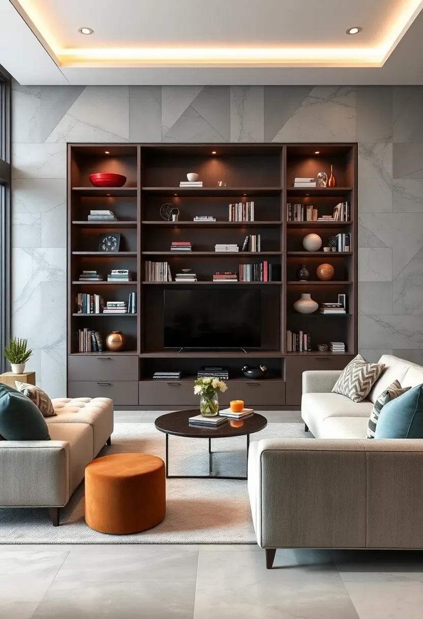 Merge technology and design with​ a bookcase that incorporates smart features alongside glass shelves, delivering⁣ both function and aesthetic appeal