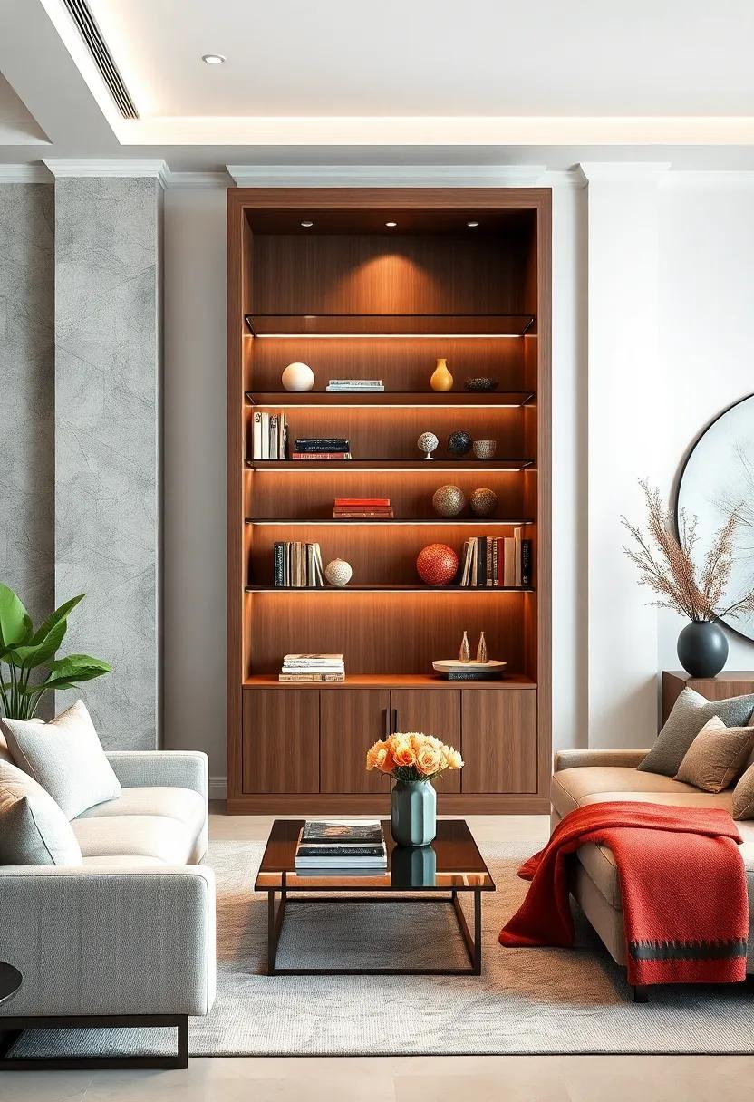 Introduce an elegant touch ⁤with a high-gloss finish bookcase,⁤ perfectly paired with glass shelves that⁤ reflect ⁣light and elevate your space