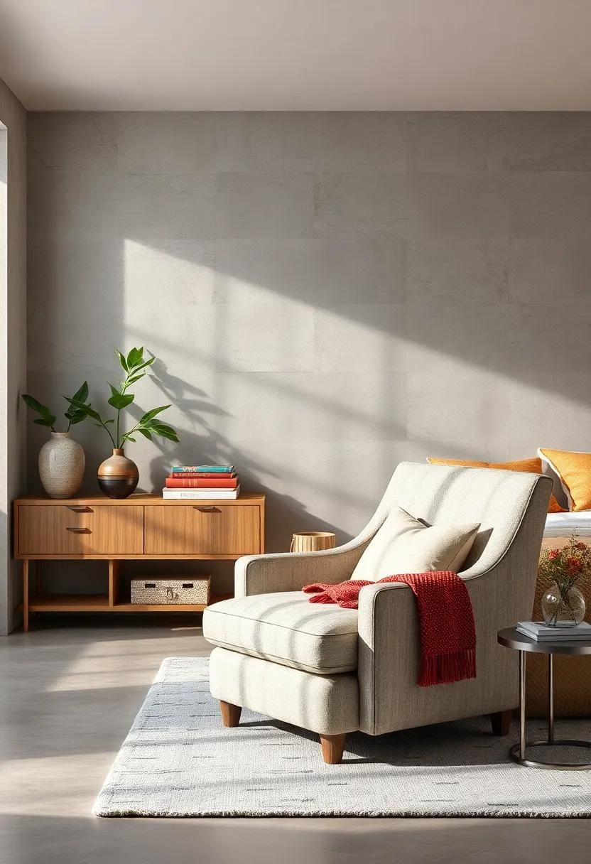 Armchair with storage: Find an armchair‌ that includes hidden compartments to keep your favorite reads or throw blankets close at hand