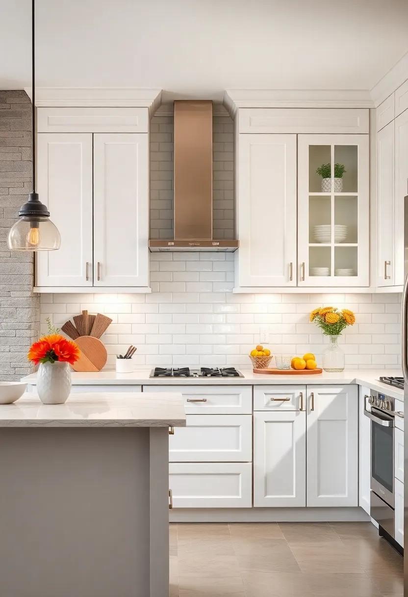 Classic Subway Tiles: Appreciate the timeless ⁢combination of white subway tiles⁢ and crisp cabinetry, providing a clean backdrop for any kitchen style