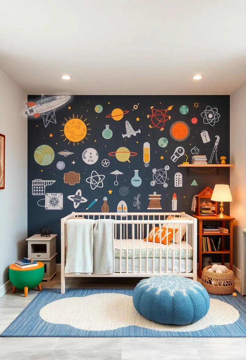 Educational Wall Stickers: Use removable wall stickers ‌to create a ‍science-themed⁢ mural that can⁣ be changed ‌as‌ he learns ‍and ⁤grows