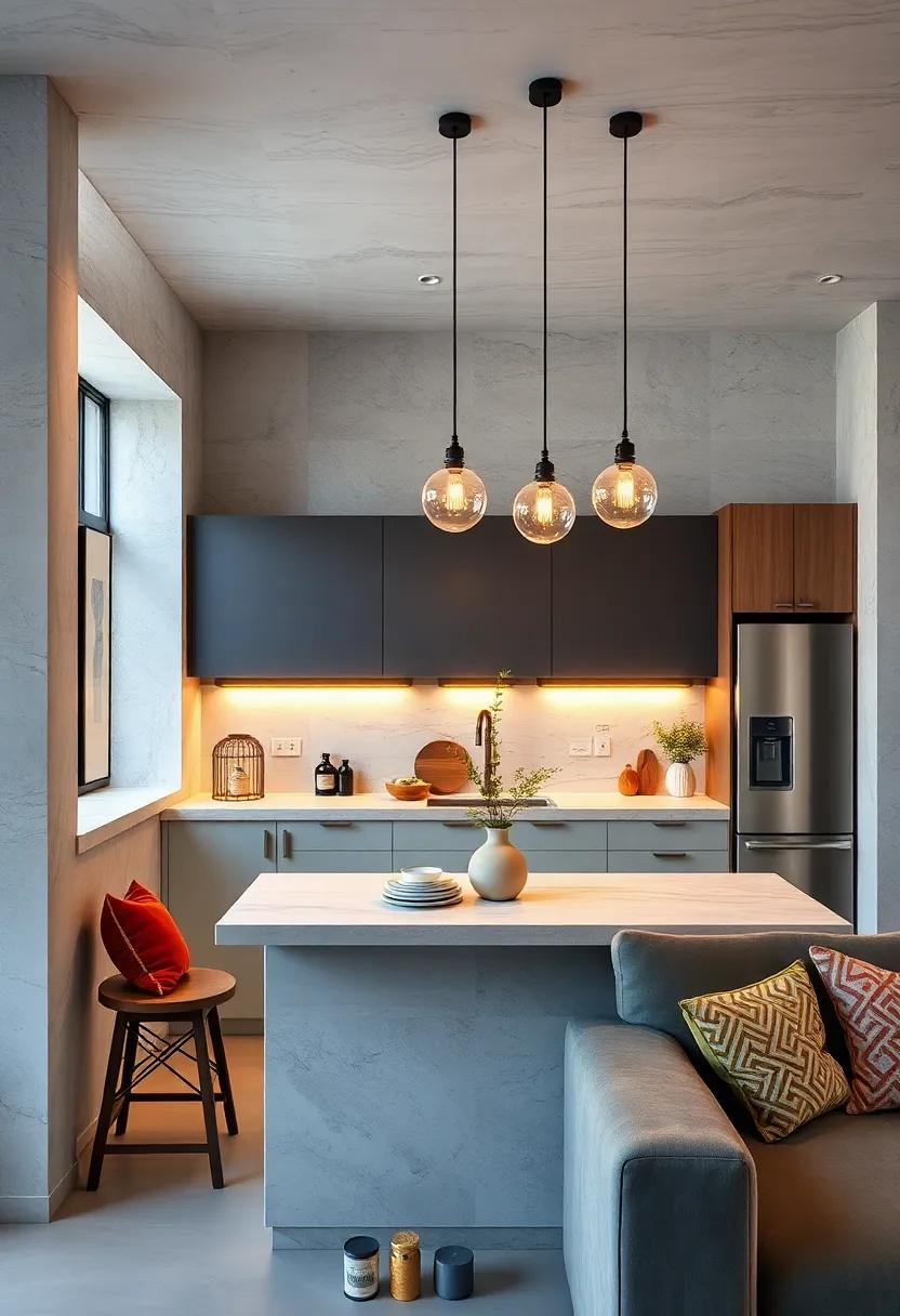 Hang pendant ‌lights above your breakfast bar to create a focal point and enhance the overall ‌ambiance