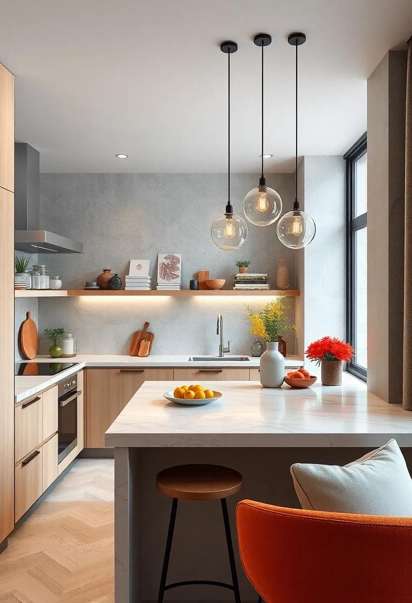 Opt for ⁤a marble⁣ or quartz countertop ⁣for ⁤an elegant touch on your breakfast bar that remains easy to ⁤clean