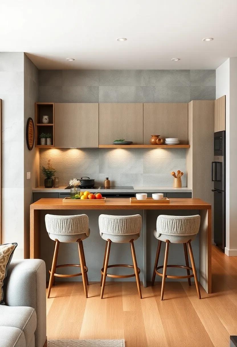 use a high-top table with bar stools⁢ to maximize vertical space and create an illusion of more room