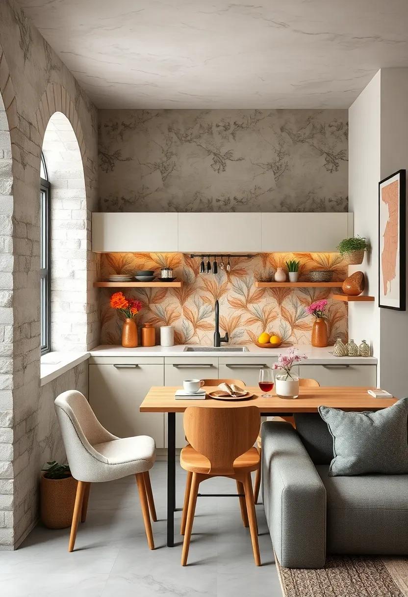 Use a‍ whimsical wallpaper or ⁢bold backsplash behind your breakfast bar to enhance its visual appeal