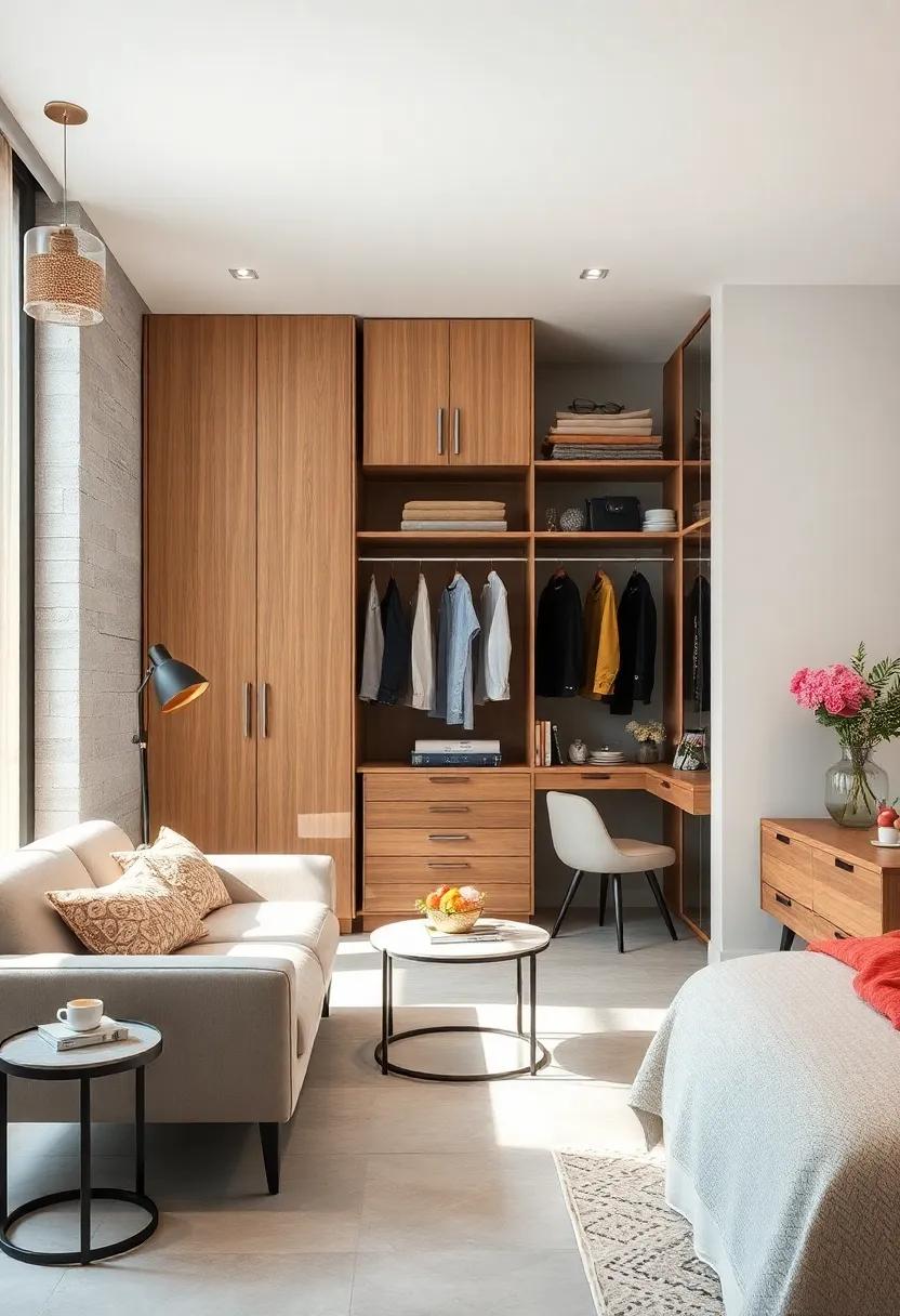 Multi-Functional Spaces: Discover designs that combine wardrobes with ⁢offices or reading nooks, making the most of limited ​square footage