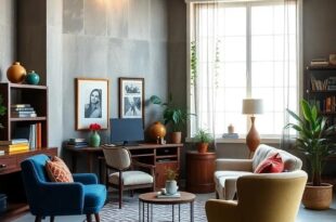 29 Unique Elements for Crafting a Vintage Eclectic Office Design You’ll Love