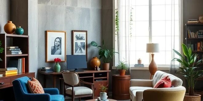 29 Unique Elements for Crafting a Vintage Eclectic Office Design You’ll Love