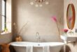 25 Grandmillennial Bathrooms with Clawfoot Tubs That Redefine Retro Elegance