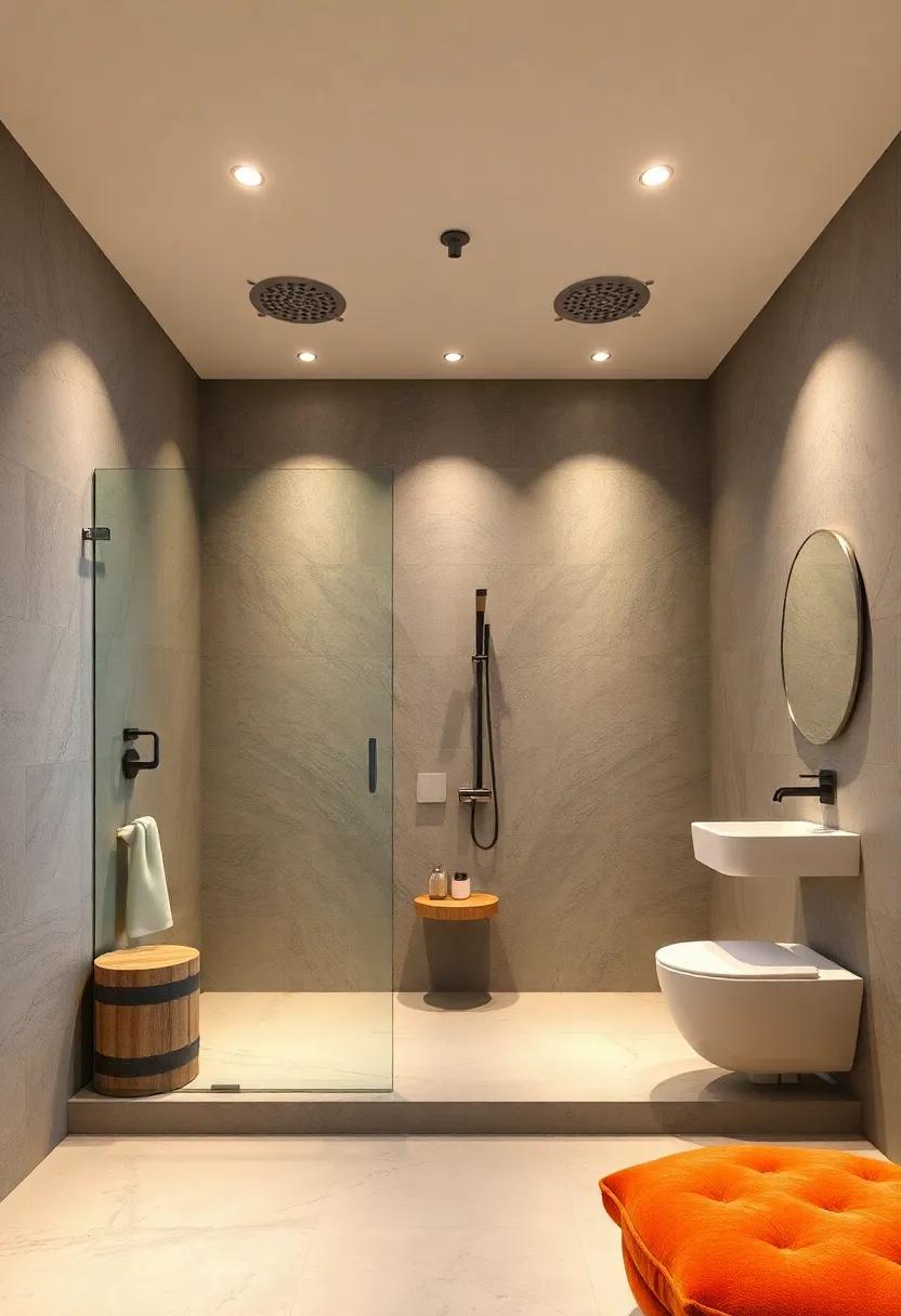 Dual Functionality: Integrate body jets alongside dual showerheads for a full-body experience that transforms your⁤ shower ‌into a rejuvenating spa