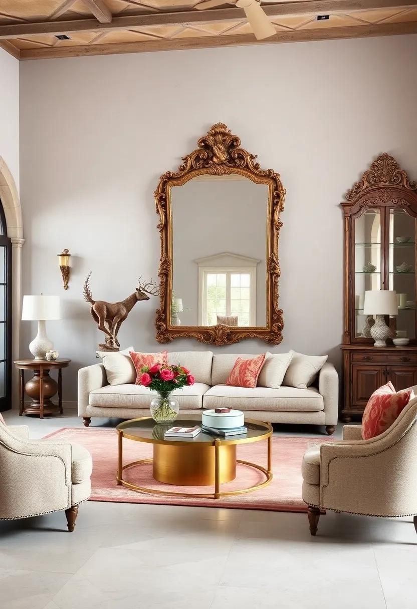 Experience the serene elegance of⁢ a ⁢soft color palette accentuated by an oversized mirror, creating ​a peaceful ⁢sanctuary‍ for relaxation and reflection