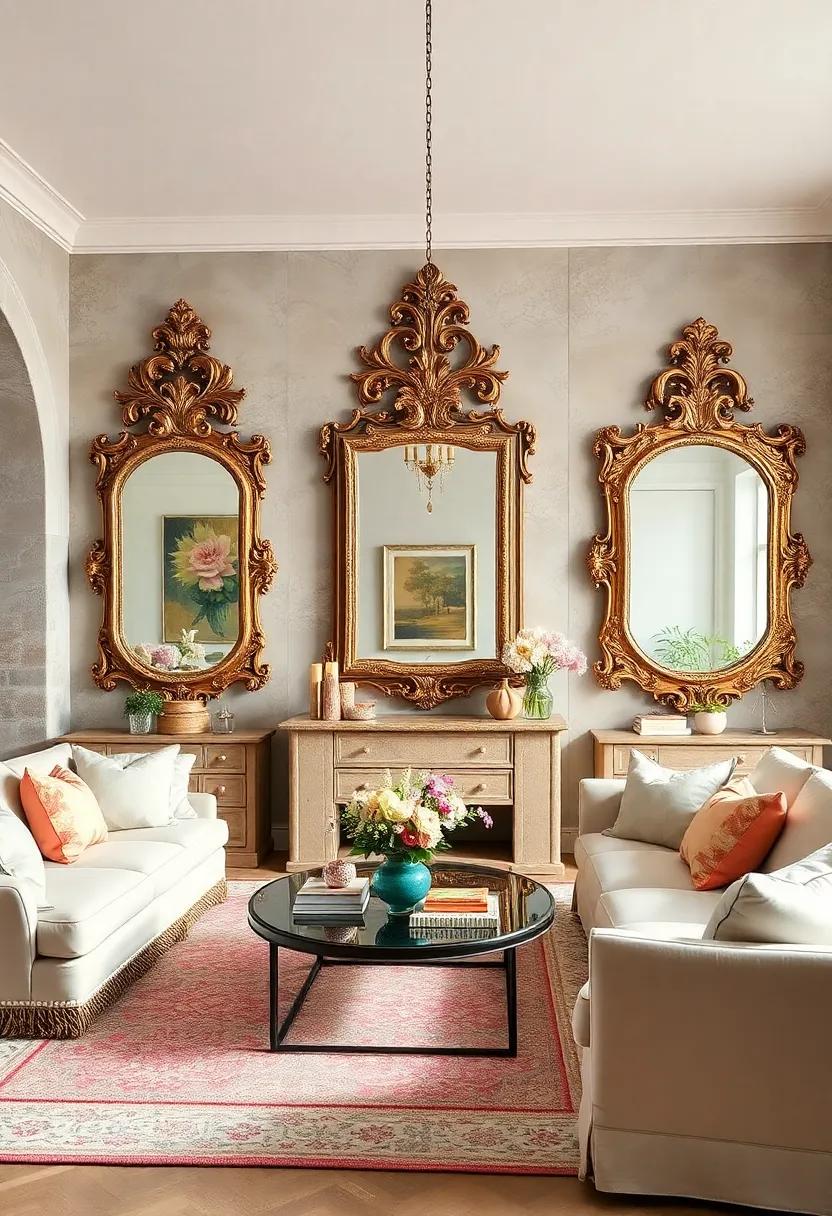 Explore the enchanting⁤ mix of soft​ pastel hues and ‍intricate mirror⁤ designs‌ that create a‍ serene ambiance,perfect for relaxed gatherings