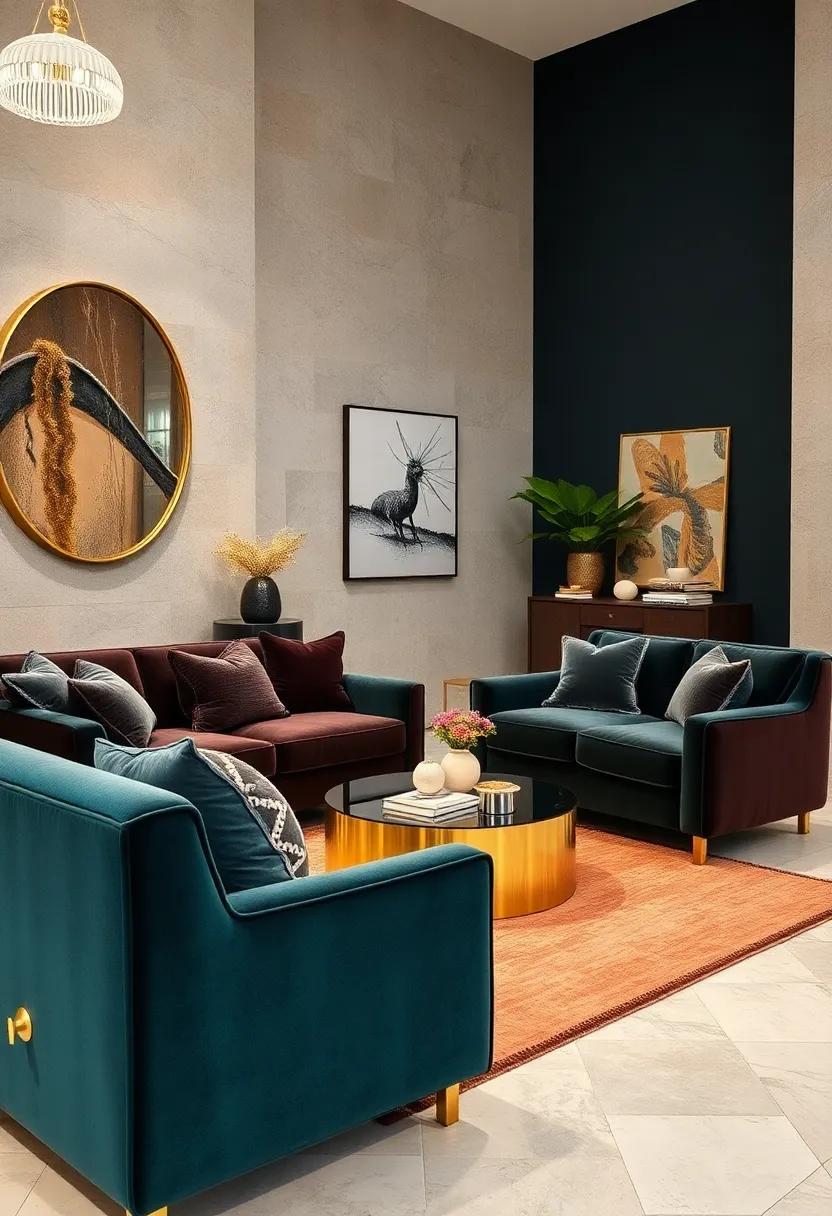 Add gold ⁤hardware to velvet storage pieces, allowing functionality and style to coexist⁢ seamlessly