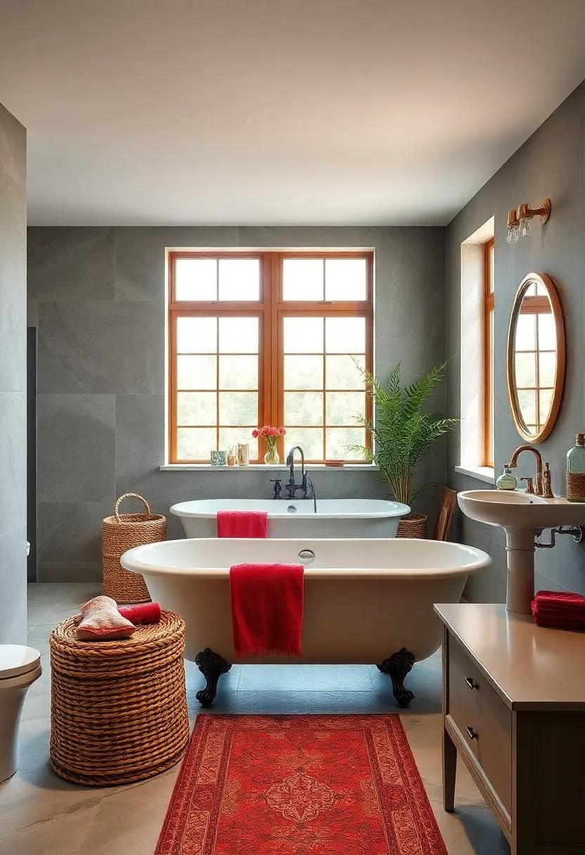 Family Heirloom: An antique ‌clawfoot tub, ‍lovingly restored, becomes the centerpiece of this nostalgic ⁣family bathroom, ​rich with memories