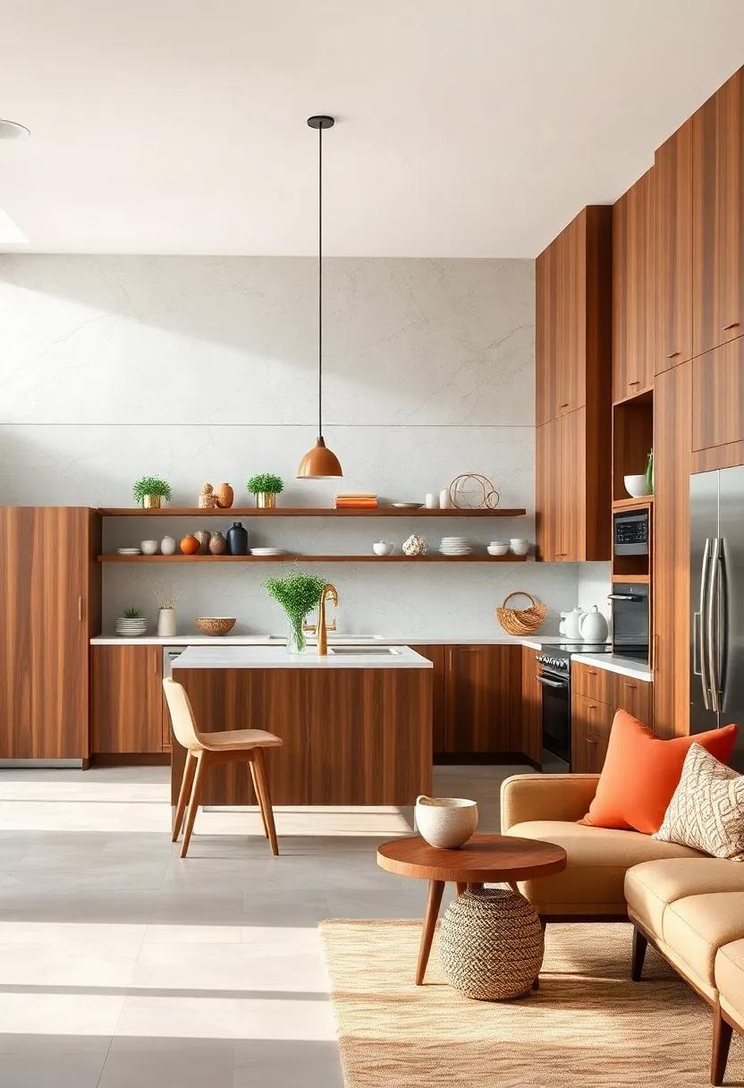 Choose Warm Wood Finishes: Opt for medium to‍ dark wood tones in your‍ cabinetry‍ and furniture ‍to evoke warmth and a ​sense of⁣ nostalgia