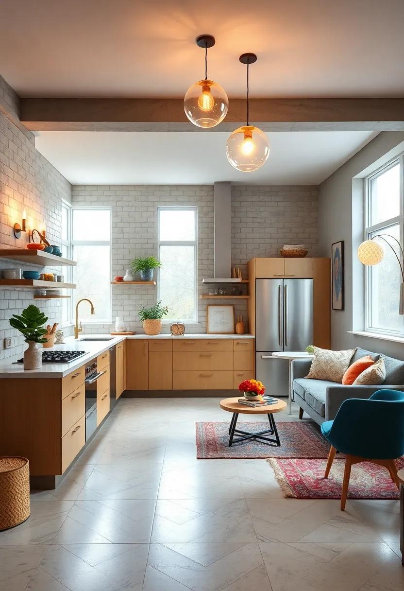 Incorporate Iconic Lighting: Install pendant lights and⁤ wall sconces that feature‍ mid-century⁣ designs, such as starburst‍ or globe shapes, to illuminate your ⁢kitchen