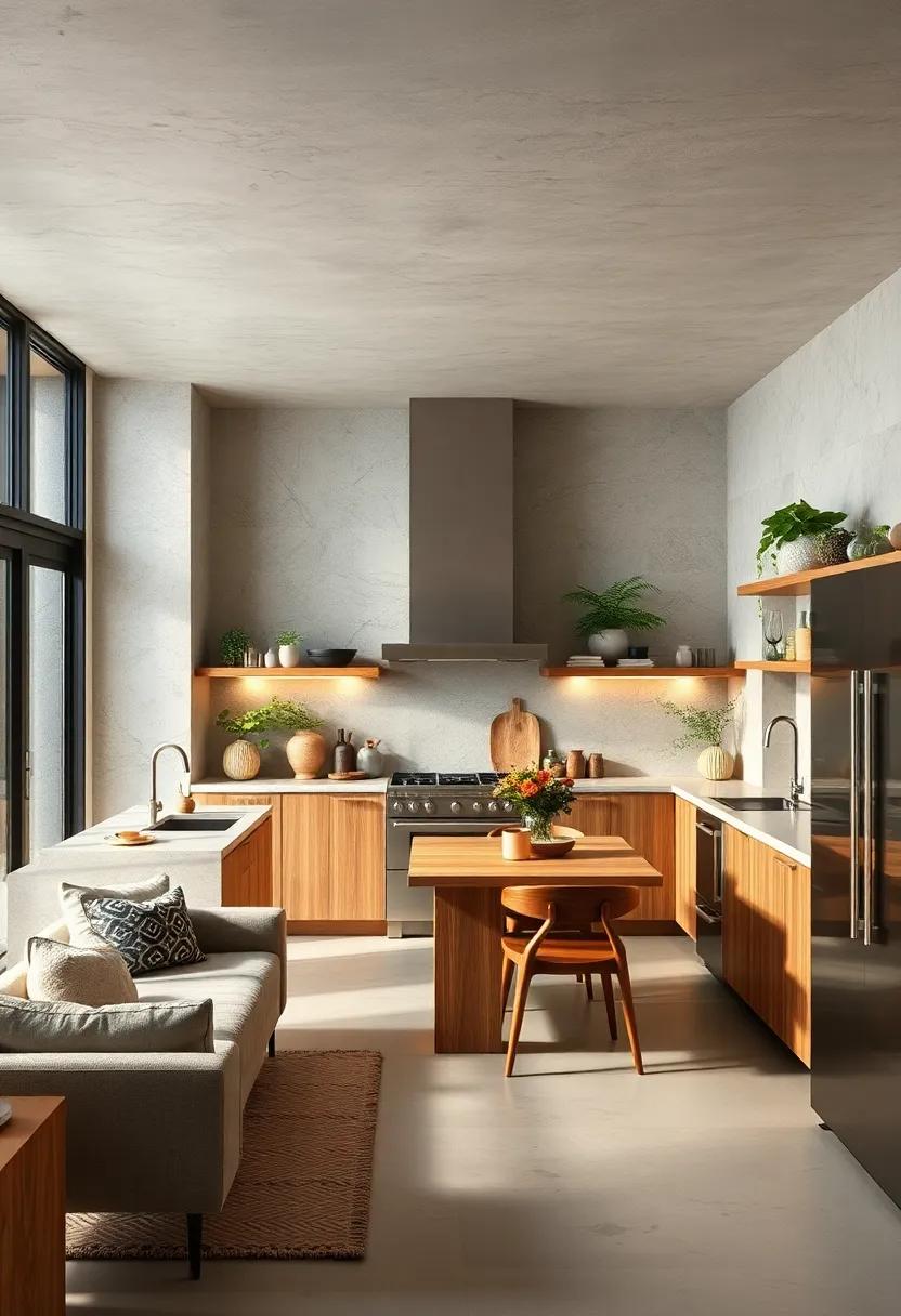 Integrate Natural Materials: Use wood, stone, ⁣and metals to maintain an organic feel, ⁣showcasing‌ the beauty of natural ⁣textures ​and finishes