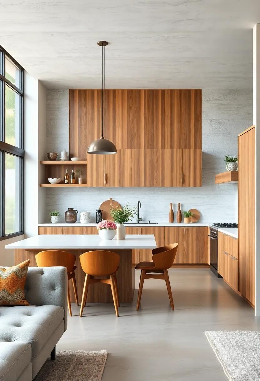 Utilize a Mix of Textures: Layer different textures such as wood, metal, and glass to create depth and interest‌ within your kitchen design