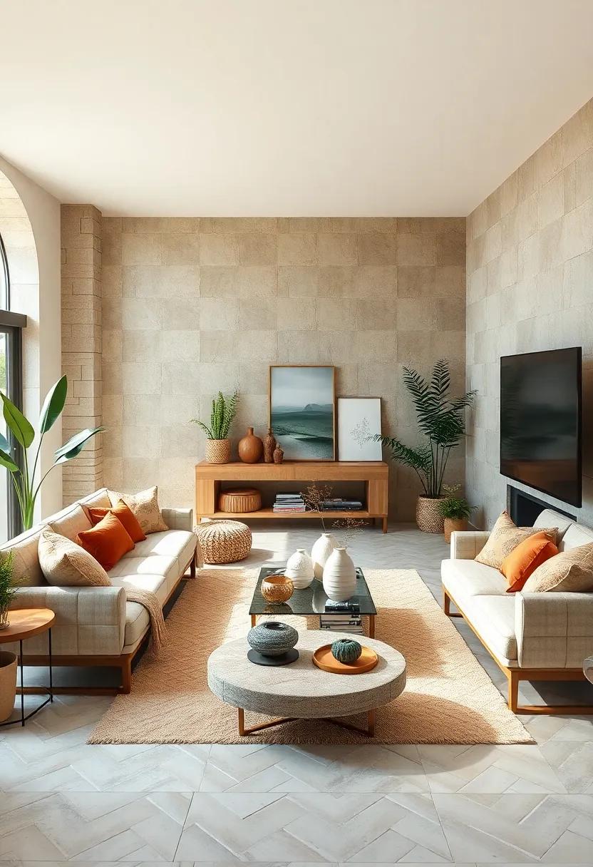 Start with a Neutral ‍Base: ⁢Choose a palette of earthy tones like beige, taupe, and soft ⁢greens​ for walls and larger ‍furniture to create a calming foundation