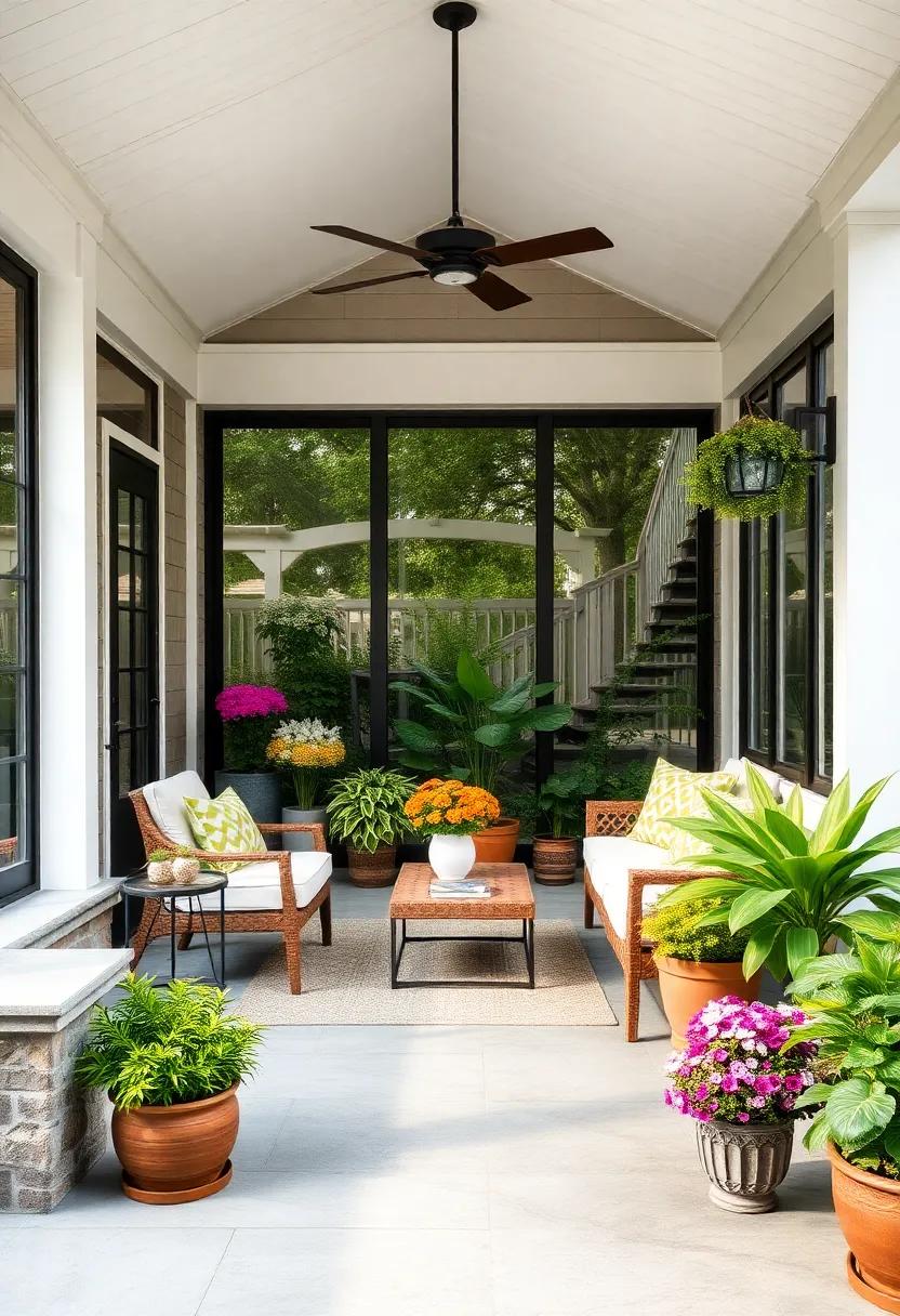 create a Seasonal ⁣Display: Swap out seasonal plants and flowers ⁤to keep your porch looking fresh and inviting throughout the year