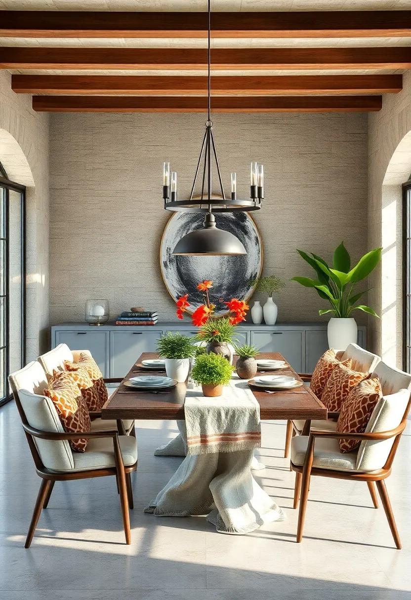 Garden‌ Influence: Incorporate potted plants‍ or small herb gardens⁣ on your table to bring‍ a refreshing ⁣green touch