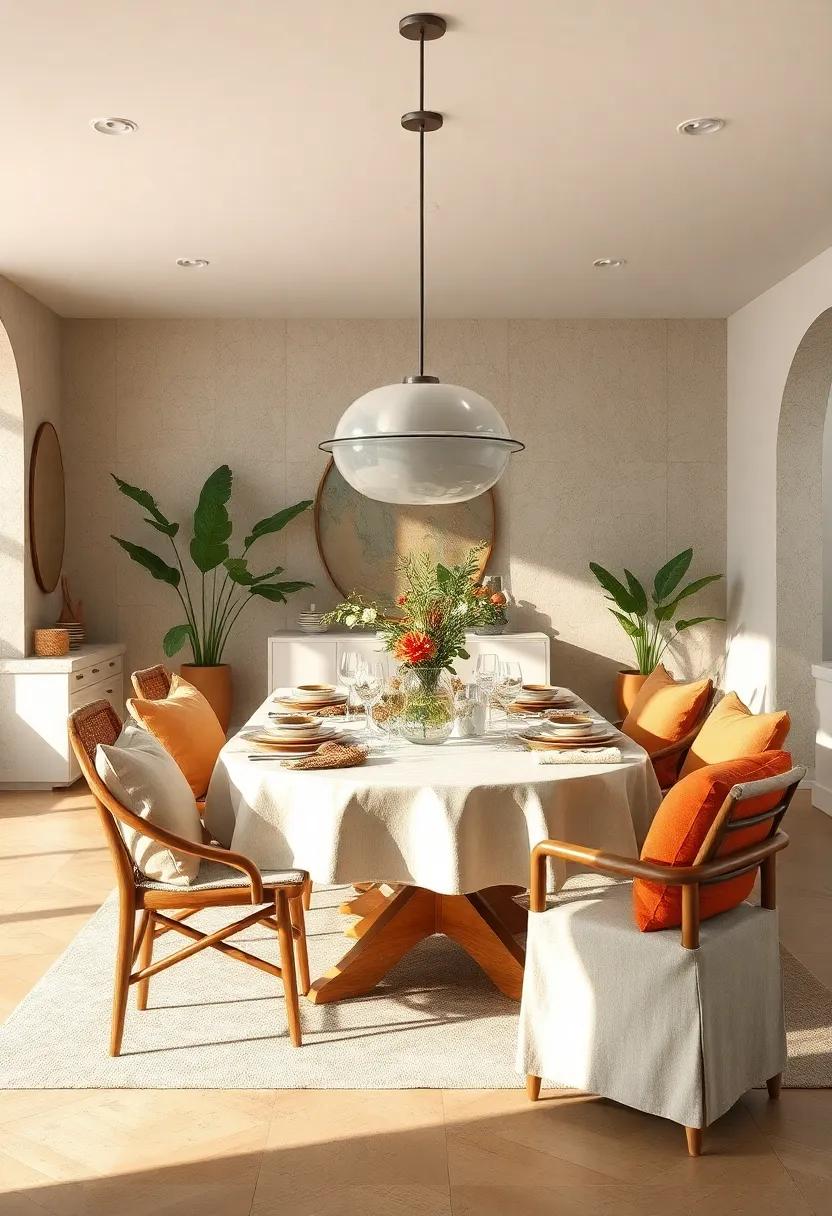 Nature-Inspired Textiles: Opt for tablecloths ⁢and napkins ‌made from natural ​materials like‍ linen or cotton with⁣ earthy tones
