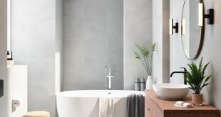 25 Stunning Two-Tone Bathroom Ideas with Chic White and Gray Combinations