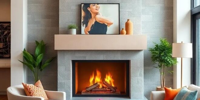 25 Inspiring Ideas for Small Living Room Fireplaces with Stylish Floating Mantels