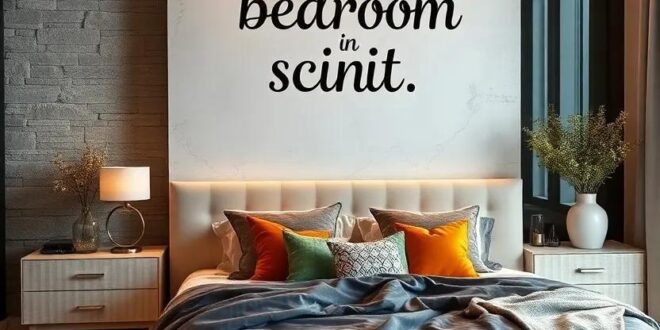 29 Inspiring Bedroom Wall Art Ideas Featuring Creative Typography Designs