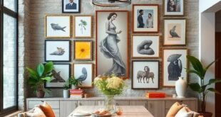 29 Inspiring Gallery Wall Ideas to Elevate Your Dining Space Aesthetics